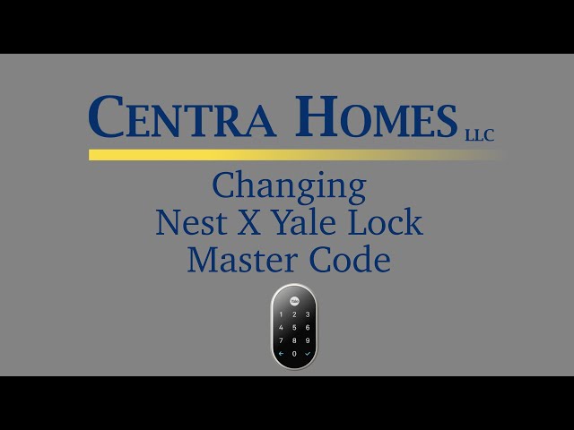 How to Change the Password on Your Nest Door Lock