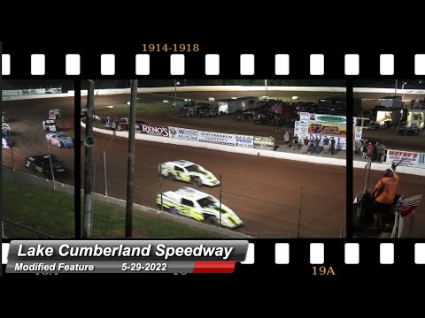 Lake Cumberland Speedway - Modified Feature - 5/29/2022 - dirt track racing video image