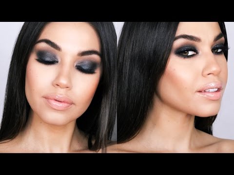 Gray Black Smokey Eye | Holiday Smokey Eye Makeup Tutorial | Eman - UCaZZh0mI6NoGTlmeI6dbP7Q