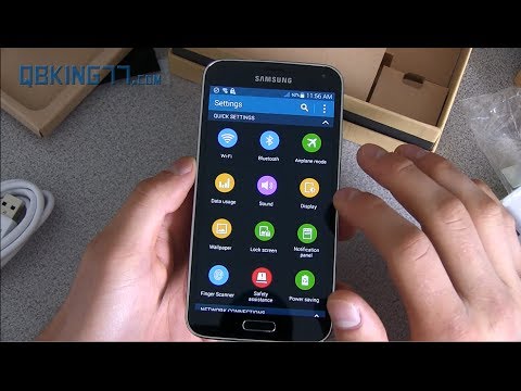 Samsung Galaxy S5 Unboxing and First Impressions - UCbR6jJpva9VIIAHTse4C3hw