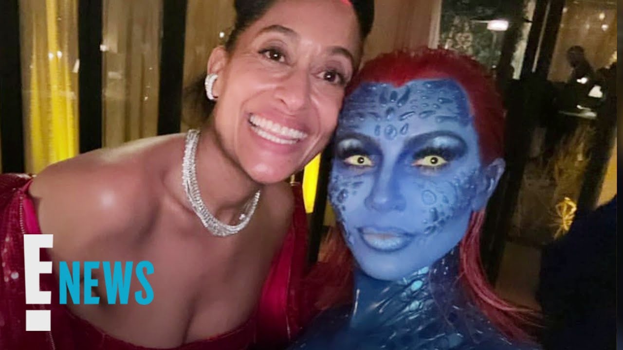 Kim Kardashian Mistakenly in Costume at Tracee Ellis Ross’ Party | E! News