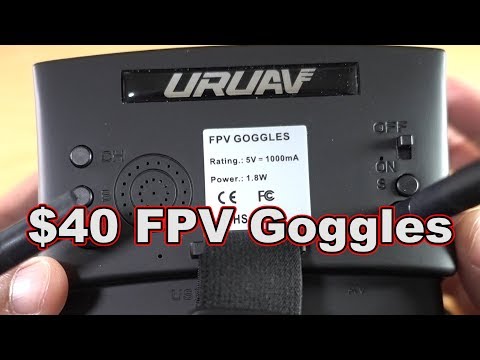 $40 URUAV FPV Goggle Review  - UCnJyFn_66GMfAbz1AW9MqbQ