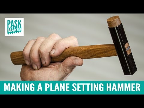 Making a Plane Setting Hammer - UCNyGbxoEo6CQvaRVEvItxkA