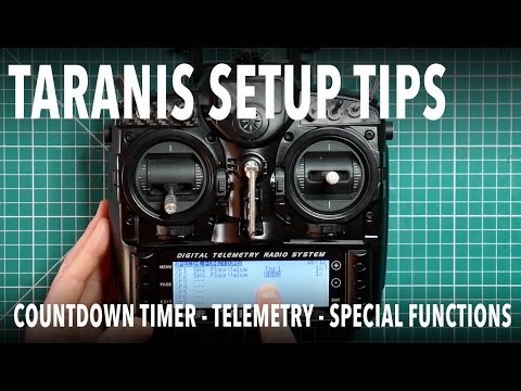 Taranis setup - flight countdown timer, telemetry, logical switches and special functions - UCmU_BEmr7Nq_H_l9XxUglGw