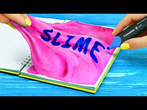 10 DIY Squishy School Supplies vs Slime School Supplies Challenge - UCWwqHwqLSrdWMgp5DZG5Dzg