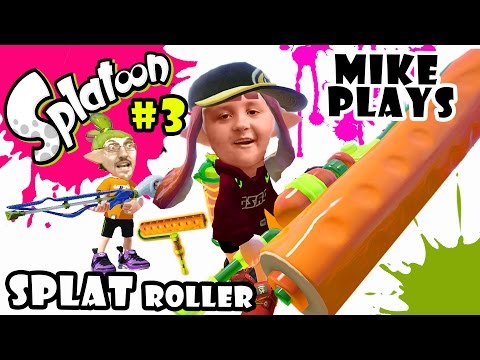 Lets Play SPLATOON Part 3:  Mike & the Splat Roller! Dad & The Charger! TURF WAR w/ Dad & Son! - UCC-RHF_77zQdKcA75hr5oTQ