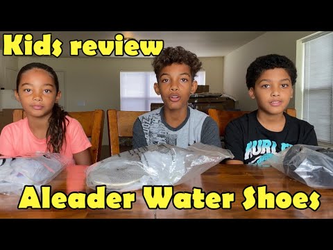 The Kids got their Aleader Water Shoes!!! Aleader Shoes Review | Hiking, Climbing & Water