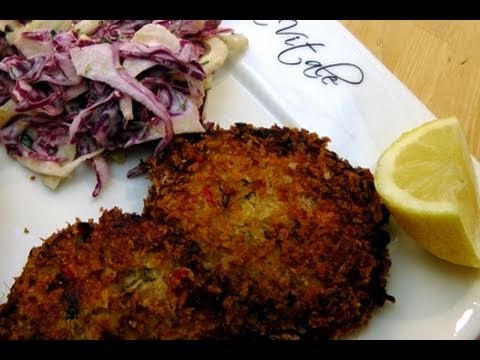 How to Make Crabcakes - Recipe by Laura Vitale - Laura In The Kitchen Episode 59 - UCNbngWUqL2eqRw12yAwcICg