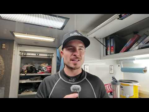 Logan Schuchart discusses his runner-up finish in the Double Down Duels at Eldora Speedway - dirt track racing video image