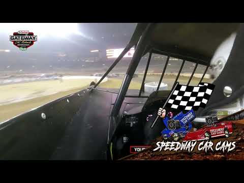 #51 Dean Carpenter at the Gateway Dirt Nationals 2024 Super Late Model - dirt track racing video image