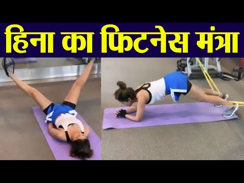 Video - Hina Khan's workout photos will win your heart; Check Out