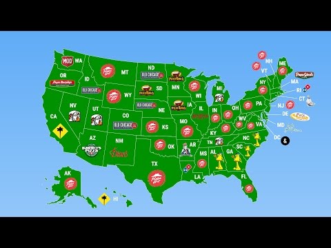 Map shows the most popular pizza chains in every state - UCcyq283he07B7_KUX07mmtA