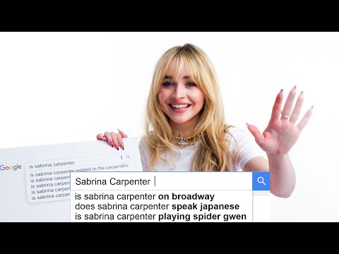 Sabrina Carpenter Answers the Web's Most Searched Questions | WIRED