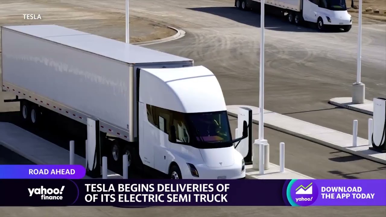 Ford EV sales climb, Tesla begins deliveries of its electric Semi