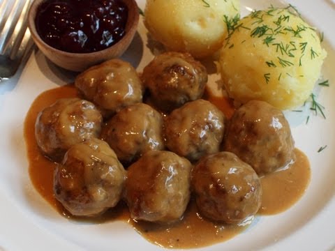 Swedish Meatballs Recipe -- Beef & Pork Meatballs with Creamy Brown Gravy - UCRIZtPl9nb9RiXc9btSTQNw