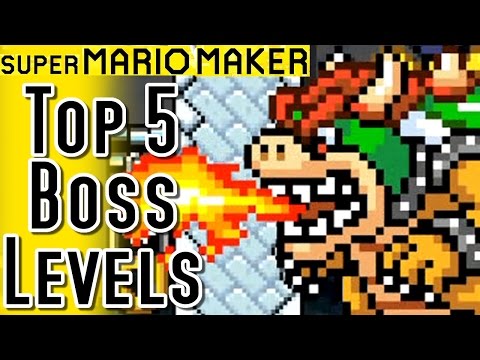 Super Mario Maker TOP 5 BOSS LEVELS (Wii U) - UChnz1eAo9SfuDfqFZt1KFtA