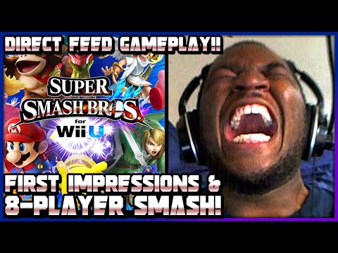Super Smash Bros (Wii U) (1080p60): First Impressions & 8 Player Smash!! (Gameplay & More) - UCzA7lo0Cml0NZYKj3g42BKw
