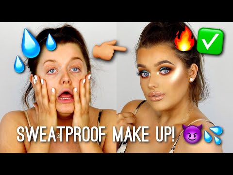 SWEAT PROOF/LONG WEARING SKIN MAKE UP ROUTINE! | Rachel Leary - UC-Um2u0Agv8Q-OhjO6FZk1g