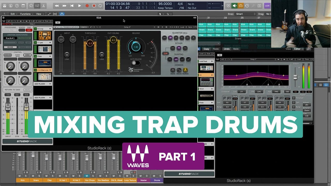 Mixing Trap Drums Tips for Kicks, Snares and Claps Waves