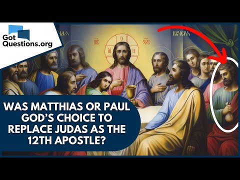 Was Matthias or Paul Gods choice to replace Judas as the 12th apostle?  GotQuestions.org