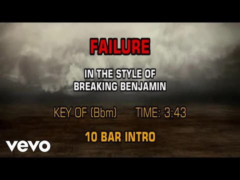 Breaking Benjamin - Failure (Karaoke) - UCQHthJbbEt6osR39NsST13g