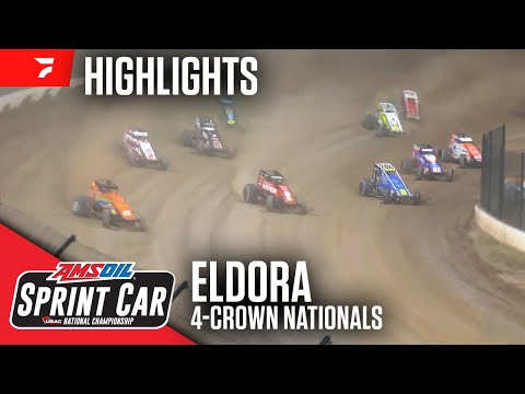 4-Crown Nationals | USAC Sprints at Eldora Speedway 9/21/24 | Highlights - dirt track racing video image