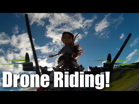 Princess Leia rides a *real* drone through the forest - UCQ2sg7vS7JkxKwtZuFZzn-g