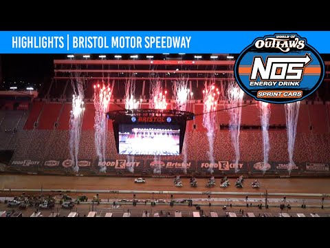 World of Outlaws NOS Energy Drink Sprint Cars Bristol Motor Speedway, April 29, 2022 | HIGHLIGHTS - dirt track racing video image