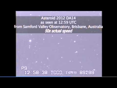 Asteroid DA14 Seen From Australia | Video - UCVTomc35agH1SM6kCKzwW_g