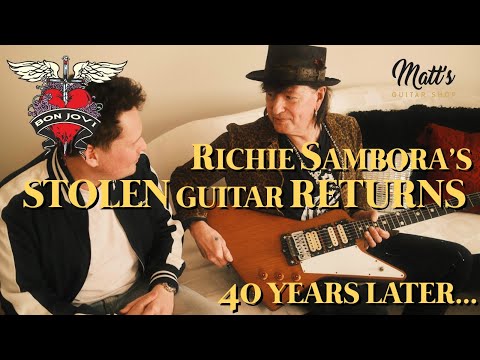 Richie Sambora’s Gibson Explorer Recovered After 41 Years (Full Exclusive Interview) !