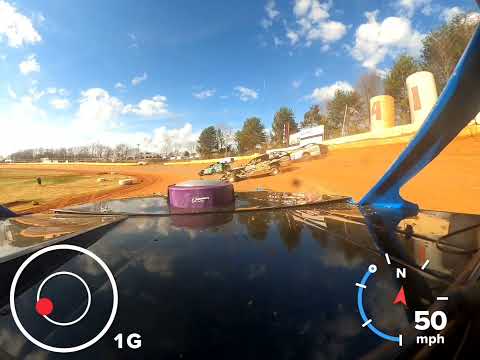 OWM 411 Motor Speedway 1-1-2022 - dirt track racing video image
