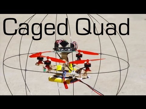 Spherical Cage Incased Quadcopter - RCTESTFLIGHT - - UCq2rNse2XX4Rjzmldv9GqrQ