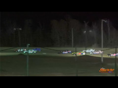 POWRi Super Stock Monett Motor Speedway April 16th 2022 - dirt track racing video image