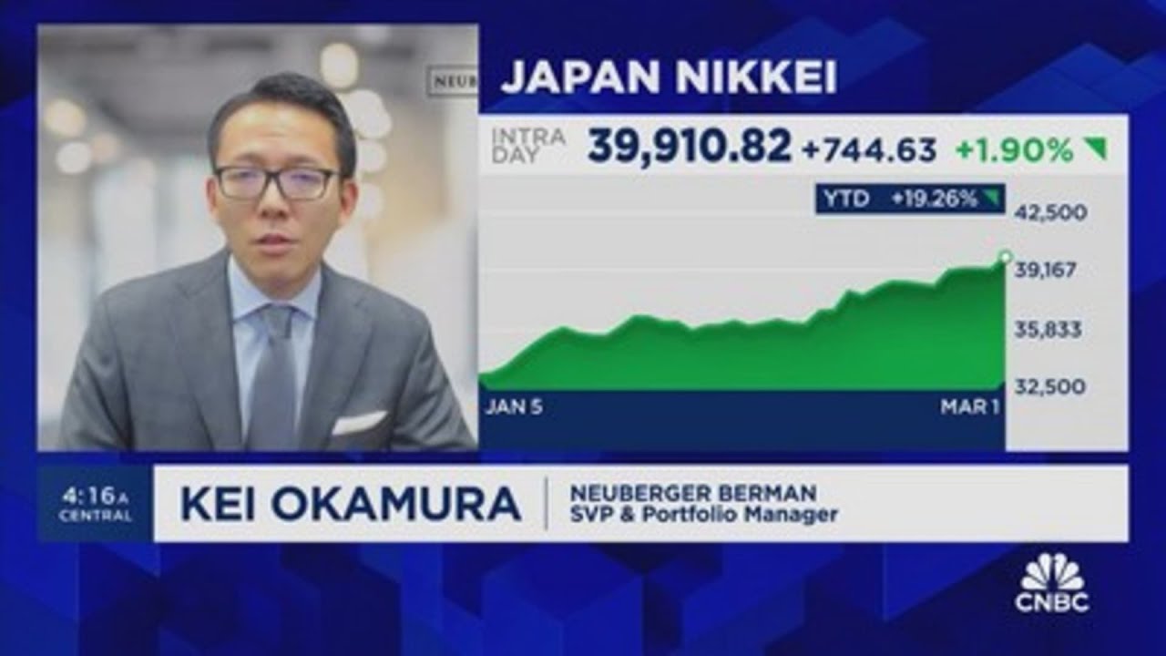 Japan’s stock market rally still has more room to run, says Kei Okamura