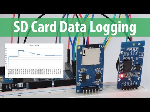 Arduino SD Card and Data Logging to Excel Tutorial - UCmkP178NasnhR3TWQyyP4Gw