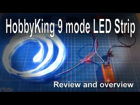 HobbyKing 9 Mode Multi Colour/Multi Function LED strip with Control Unit Review and Overview - UCp1vASX-fg959vRc1xowqpw