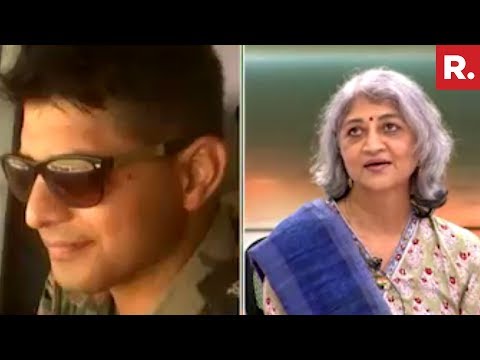 Video - WATCH Patriotism | Meghna Girish, Mother Of MARTYR Major Akshay Girish SPEAKS To Arnab Goswami | #ProudToBeIndian