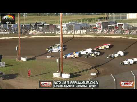 Curtain Call Championship | Eagle Raceway | LIVE Look-In | 8-23-2025 - dirt track racing video image