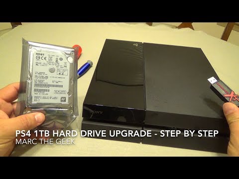 PS4 1 Terabyte Hard Drive Upgrade - Step by Step - UCbFOdwZujd9QCqNwiGrc8nQ