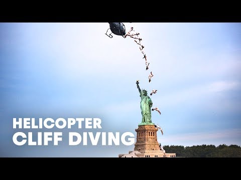 Red Bull Cliff Diver Heli-Dives in Front of Statue of Liberty - UCblfuW_4rakIf2h6aqANefA