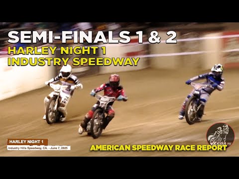 Fast Guys Speed Through the Semis at Industry Hills Speedway! #crash - dirt track racing video image