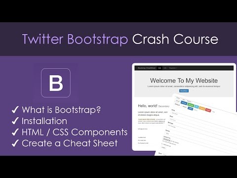 Bootstrap Beginner Crash Course - UC29ju8bIPH5as8OGnQzwJyA