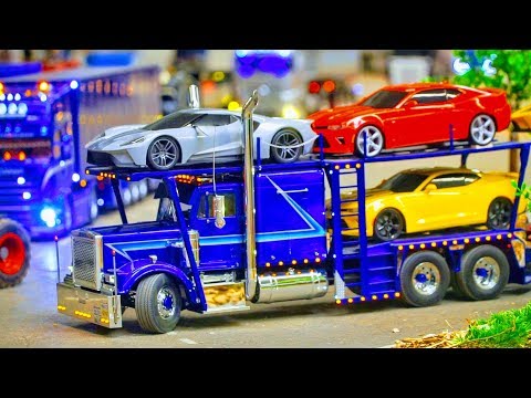 SPECIAL RC CAR TRANSPORTER TRUCKS | HEAVY TRANSPORT RC TRUCKS - UCo3t2A5wsl3titYQaJyaYig