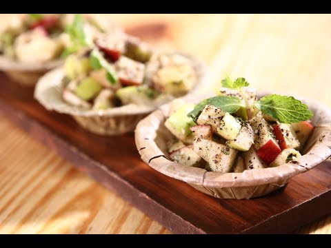 Apple Chaat | Apple Tasty Delight | Sanjeev Kapoor Khazana - UCmoX4QULJ9MB00xW4coMiOw