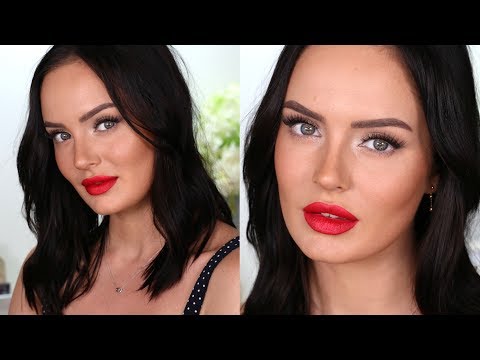 Simple Holiday Makeup with Cranberry Lips! - UCLFW3EKD2My9swWH4eTLaYw