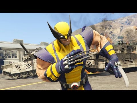 GTA 5 Mods - X-MEN WOLVERINE MOD w/ CLAWS!! GTA 5 Wolverine Mod Gameplay! (GTA 5 Mods Gameplay) - UC2wKfjlioOCLP4xQMOWNcgg