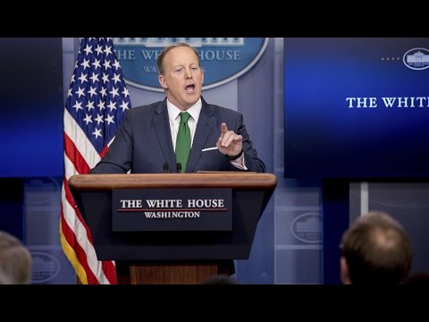 Watch Sean Spicer spar with reporters over Trump's wiretap claims - UCcyq283he07B7_KUX07mmtA