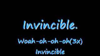 Invincible - Hedley With Lyrics