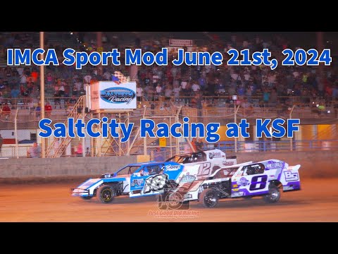 SaltCity Racing at KSF IMCA Sport Mod 06/21/24 #18 Kyle Wiens - dirt track racing video image