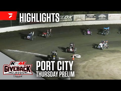 KKM Giveback Classic Thursday Feature at Port City Raceway | Highlights 10/17/24 - dirt track racing video image